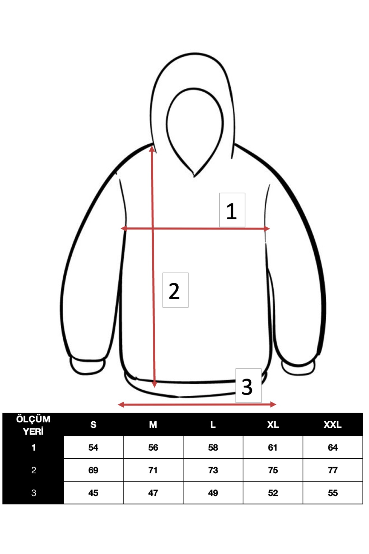 Erkek LACİVERT Kapüşonlu Kanguru Cepli 3 iplik Şardonlu Polarlı Sweatshirt S-204