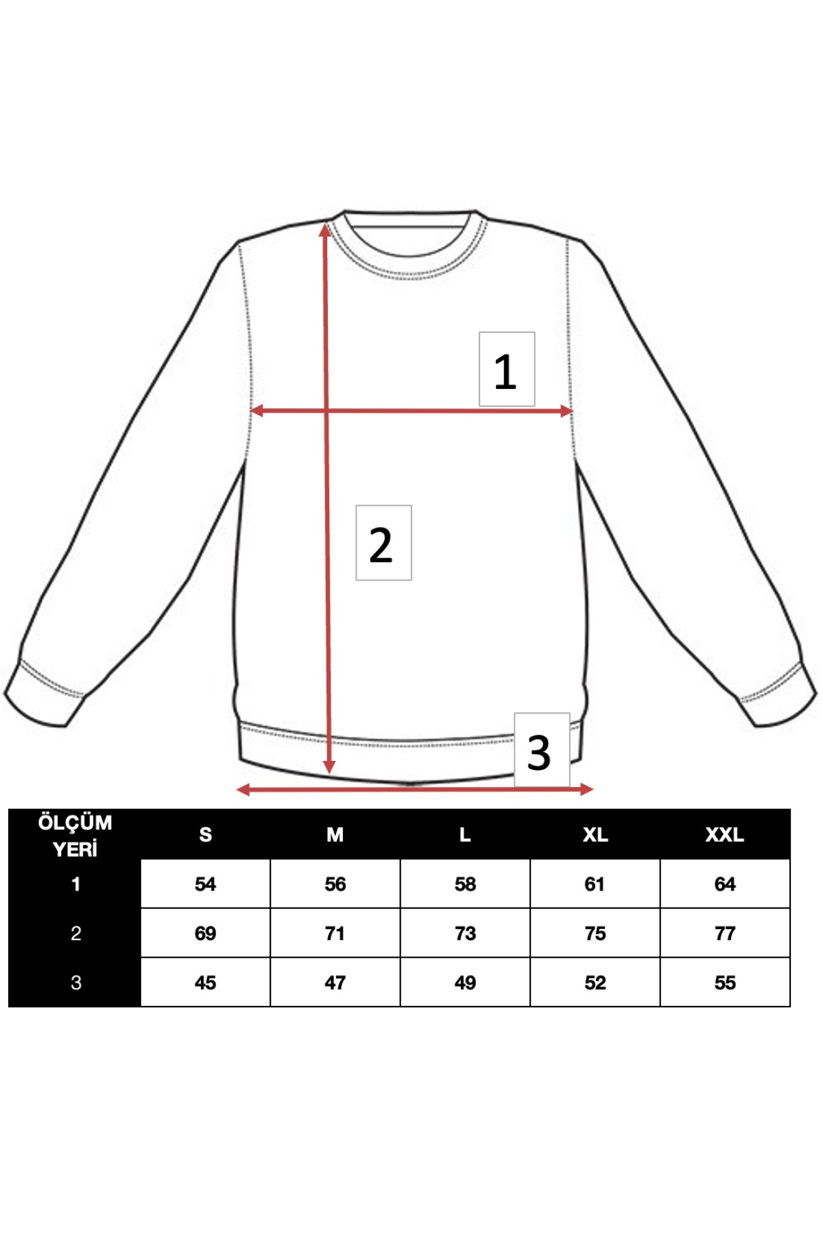 Erkek GRİ Bisiklet Yaka 3 iplik İçi Şardonsuz Polarsız  Sweatshirt  S-205