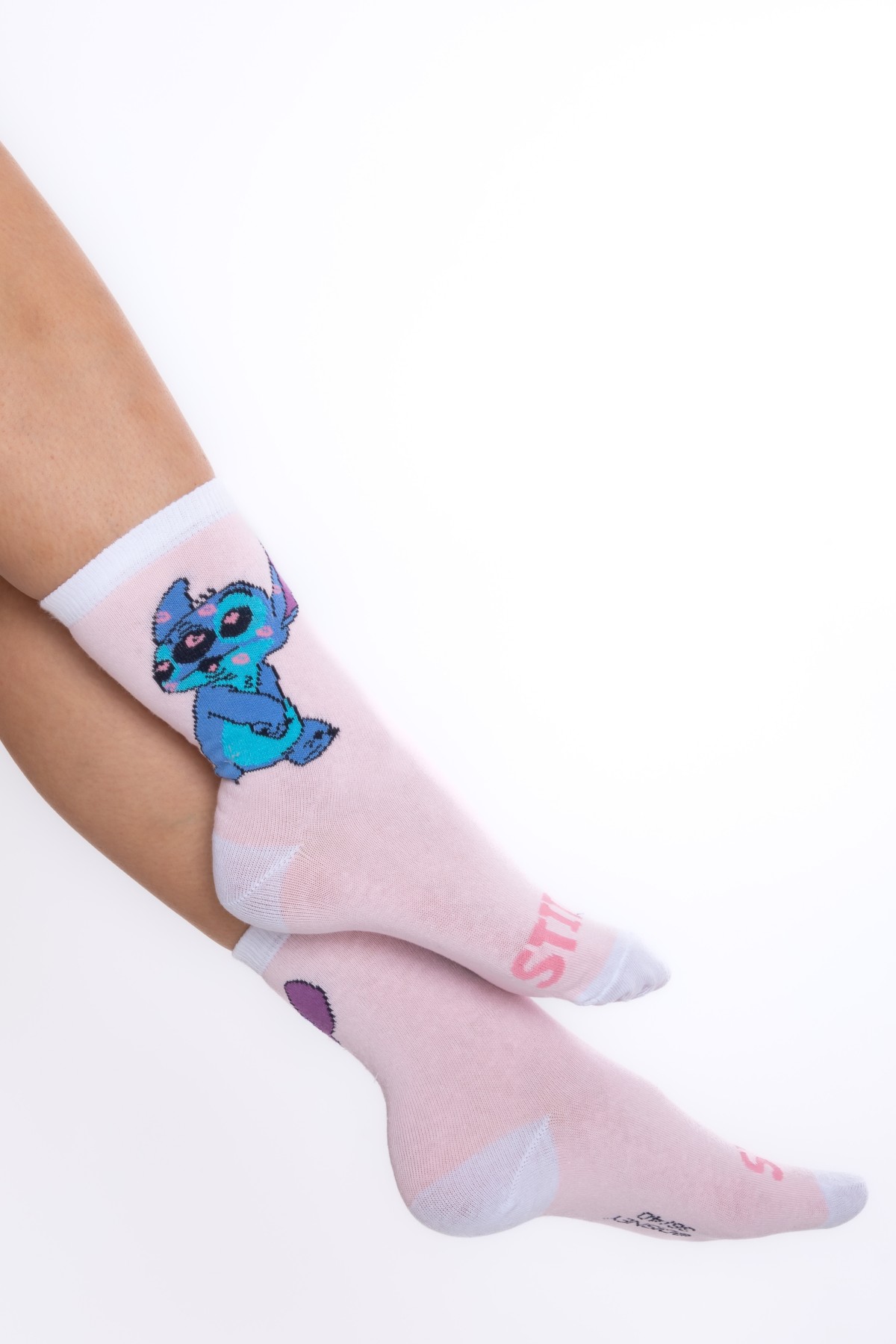 ORİJİNAL DISNEY STITCH  KADIN-KIZ ÇOCUK 3 LÜ ÇORAP SETİ NW1116